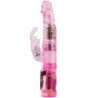 BAILE - MINI ROTADOR SUPERESTIMULADOR CON FORMA DE CONEJO ROSA