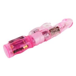 BAILE - MINI ROTADOR SUPERESTIMULADOR CON FORMA DE CONEJO ROSA