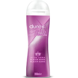 DUREX - GEL LUBRICANTE DE MASAJE CON ALOE VERA SUAVE 200 ML