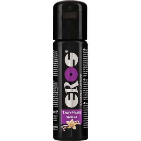 EROS - Lubricante con sabor a frutas y vainilla, 100 ml