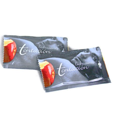 TENTACION - LUBRICANTE DE CHOCOLATE DE DOSIS ÚNICA