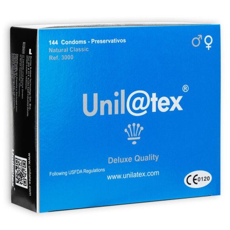 UNILATEX - PRESERVATIVOS NATURALES 144 UDS