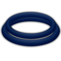 JOYDIVISION POTENZDUO - ANILLOS AZULES - M