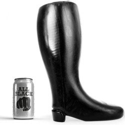 BOTA DE PUÑO SUAVE GIGANTE TOTALMENTE NEGRA DE 31 CM