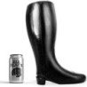 BOTA DE PUÑO SUAVE GIGANTE TOTALMENTE NEGRA DE 31 CM