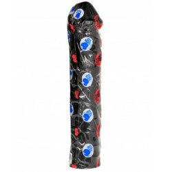 TODO NEGRO - DILDO GIGANTE DE FISTING SUAVE DE 32 CM