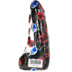 TOTALMENTE NEGRO - DILDO REALISTA NEGRO SUAVE DE 20 CM