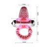 BAILE - ANILLO VIBRADOR ROSA SWEET ABS DE 10 RITMOS PARA PENE