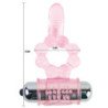 BAILE - ANILLO DE SILICONA CON 10 RITMOS DE LENGUA Y VIBRACIÓN ROSA