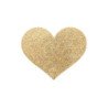 BIJOUX - INDISCRETS FLASH CUBIERTOS PARA PEZONES CON FORMA DE CORAZÓN DORADO