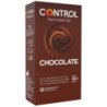 CONTROL - PRESERVATIVOS DE CHOCOLATE ADAPTA 12 UNIDADES