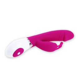 AMOR PRECIOSO - VIBRADOR DE COQUETEO CON GÉNERO DE CONEJO