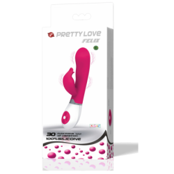 AMOR PRECIOSO - VIBRADOR DE COQUETEO CON ESTIMULADOR FELIX