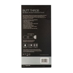 ROCKS-OFF - ESTIMULADOR DE PUNTO PULSO BUTT THROB 7 VELOCIDADES NEGRO