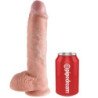 KING COCK - 10 PENE REALISTICO NATURAL 26.5 CM