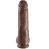 KING COCK - 11 PENE REALISTICO MARRON 28 CM