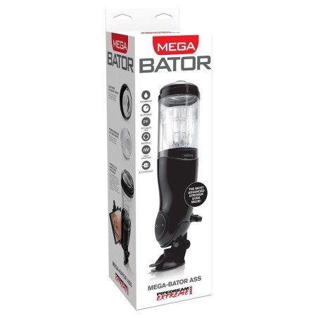 EXTREME TOYZ - PDX MEGA BATOR MASTURBADOR USB MASCULINO ANO NEGRO