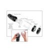 EXTREME TOYZ - PDX MEGA BATOR MASTURBADOR USB MASCULINO ANO NEGRO