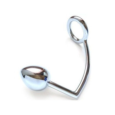 ANILLO DE METAL DURO CON GANCHO ANAL DE 45 MM