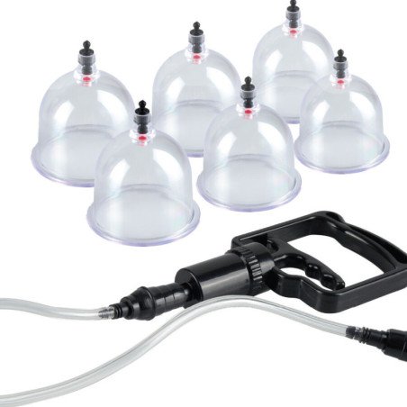 SERIE FETISH FANTASY - CONJUNTO DE 6 PIEZAS CON SUCCIÓN
