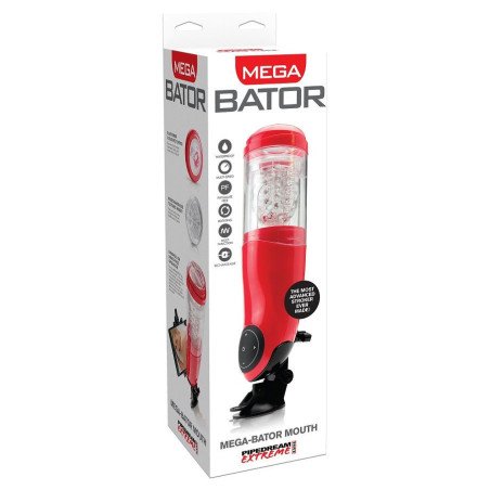 EXTREME TOYZ - PDX MEGA BATOR MASTURBADOR USB MASCULINO BOCA ROJA