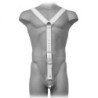 ARNÉS DE CUERO PARA HOMBRE - BLANCO