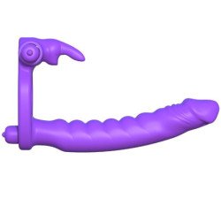 FANTASY C-RINGZ - VIBRADOR DOBLE DE SILICONA CON FORMA DE CONEJO