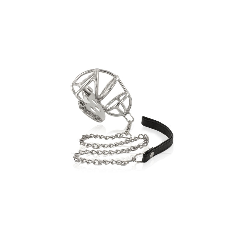 ANILLO DE CASTIDAD METÁLICO DURO CON CORREA