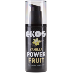 LÍNEA EROS POWER - LUBRICANTE CON SABOR A VAINILLA Y FRUTAS