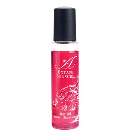 EXTASE SENSUAL - ACEITE ESTIMULANTE CON SABOR A FRESA, 35 ML