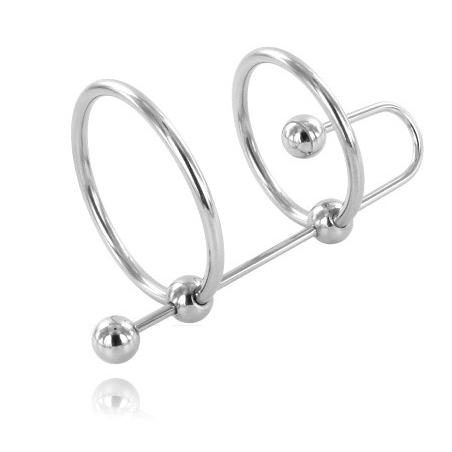 ANILLO EXTREMO DE METAL DURO CON TOPE URETRAL