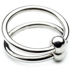 METAL DURO - ANILLO DE DOBLE CRISTAL DE 28 MM
