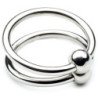 METAL DURO - ANILLO DE DOBLE CRISTAL DE 28 MM