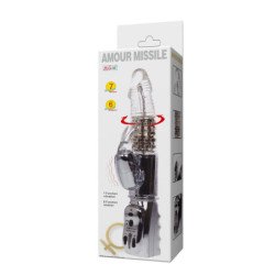 BAILE - MISIL AMOUR ROTADOR TRANSPARENTE 26,5 CM