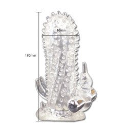 BAILE - VIBRADOR DE CONEJO VALIENTE PARA EXTENSIÓN DE PENE