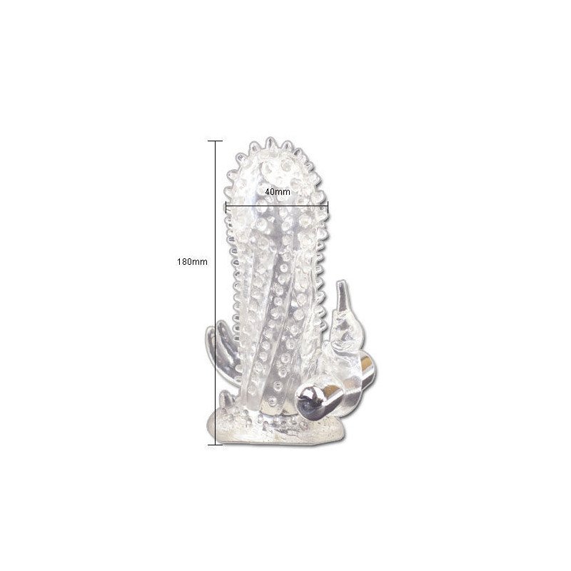 BAILE - VIBRADOR DE CONEJO VALIENTE PARA EXTENSIÓN DE PENE