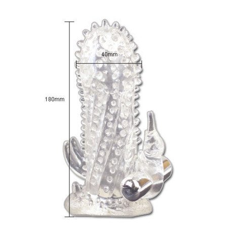 BAILE - VIBRADOR DE CONEJO VALIENTE PARA EXTENSIÓN DE PENE