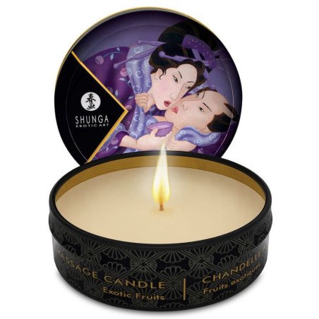 SHUNGA - MINI CARESS BY CANDELIGHT VELA DE MASAJE CON FRUTAS EXÓTICAS 30 ML
