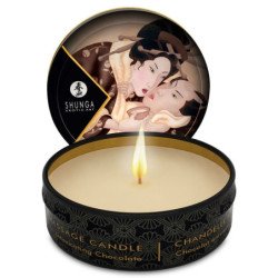 SHUNGA - MINI CARESS BY CANDELIGHT VELA DE MASAJE DE CHOCOLATE 30 ML