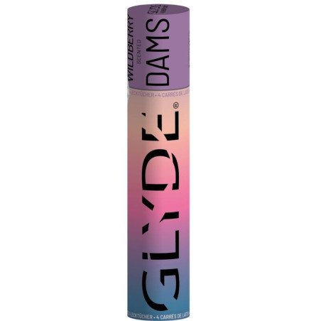 SHEER GLYDE - LÁMINAS DE DAMS SEXO ORAL CON MORAS SILVESTRES