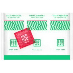 CONFORTEX - TOALLITAS HIGIÉNICAS DESECHABLES, BOLSA INDIVIDUAL + PRESERVATIVO DE FRESA