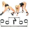 SERIE FANTASÍA FETICHISTA - SERIE CONJUNTO DE BARRA Y ESPOSAS PARA ABRIR LAS PUERTAS