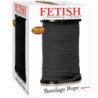 SERIE FANTASÍA FETICHISTA - SERIE CUERDA DE BONDAGE NEGRA 60,96 METROS