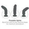 KING COCK - PENE VIBRADOR DE 20,32 CM