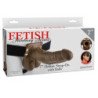 SERIE FANTASÍA FETICHISTA - SERIE 7 STRAP-ON HUECO CON BOLAS