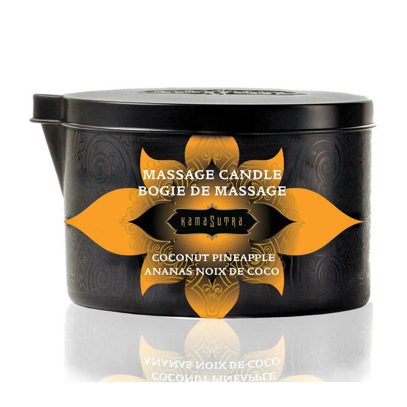 KAMASUTRA - VELA DE MASAJE DE COCO Y PIÑA 170 GR