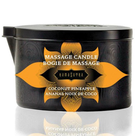 KAMASUTRA - VELA DE MASAJE DE COCO Y PIÑA 170 GR