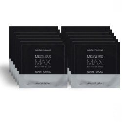 MIXGLISS - DILATADOR ANAL MÁXIMO LUBRICANTE PAQUETE DE 12 DOSIS INDIVIDUALES DE 4ML