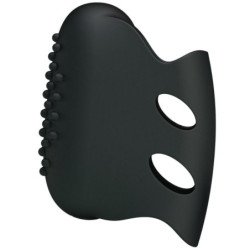 AMOR BONITO - DEDAL DE VIBRACIÓN NEGRO PARA ADULTOS DE FLIRTACIÓN