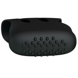 AMOR BONITO - DEDAL DE VIBRACIÓN NEGRO PARA ADULTOS DE FLIRTACIÓN